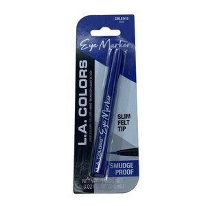 L.A. Colors Eye Marker Liquid Eyeliner Blue Slim Felt Tip Long-Last Smudge-Proof
